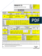 Western India Forgings Pvt. LTD.: Test Certificate