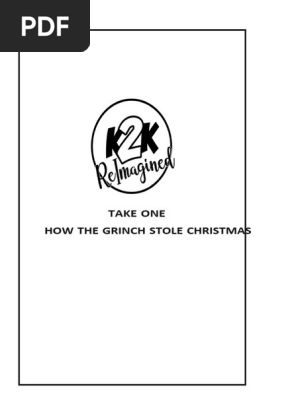 Script How the Grinch Stole Christmas