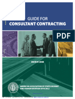 AASHTO - Guide For Consultant Contracting - 2008