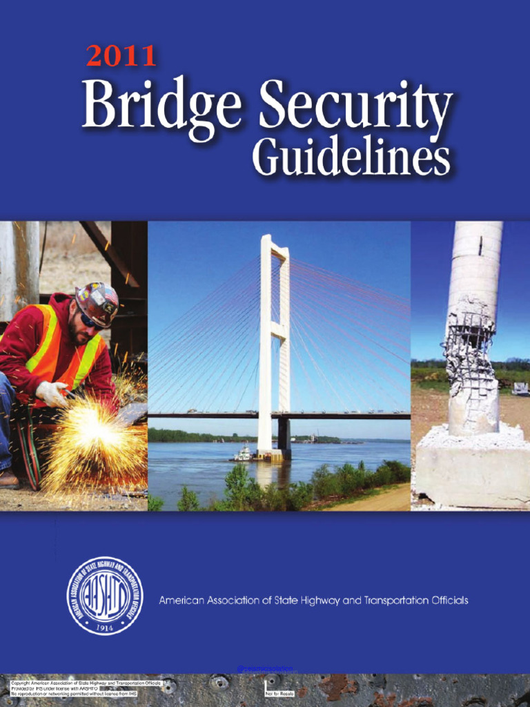 AASHTO Bridge Security Guidelines 2011 PDF