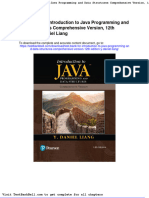 Test Bank For Introduction To Java Programming and Data Structures Comprehensive Version 12th Edition y Daniel Liang Download