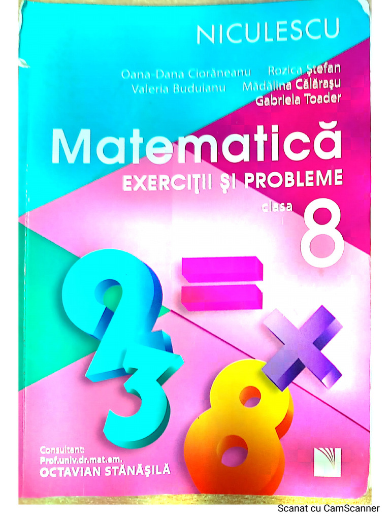 Niculescu Mate CLS A 8-A | PDF