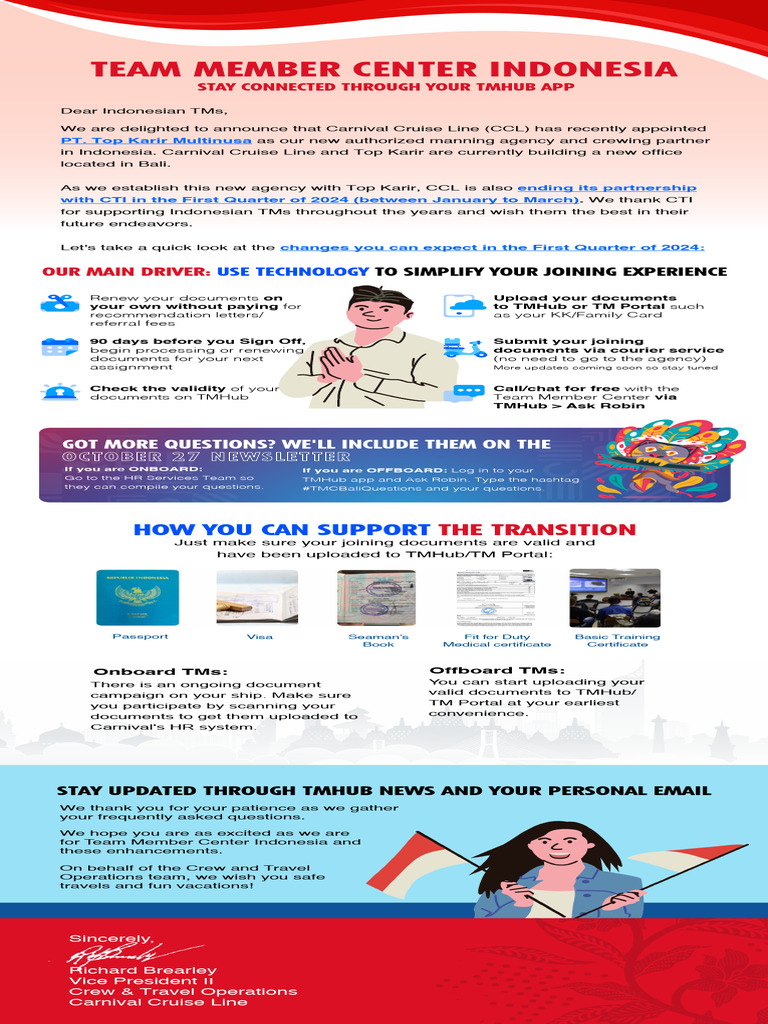 TMHub Guide for Indonesian Crew | PDF | Government And Personhood