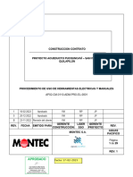 Uso de Herramientas Eléctricas y Manuales