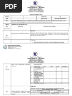 Media and Information Literacy Daily Lesson Log