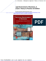 Test Bank For Legal Environment of Business A Managerial Approach Theory To Practice 3rd Edition Download