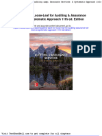 Test Bank For Loose Leaf For Auditing Assurance Services A Systematic Approach 11th Ed Edition Download