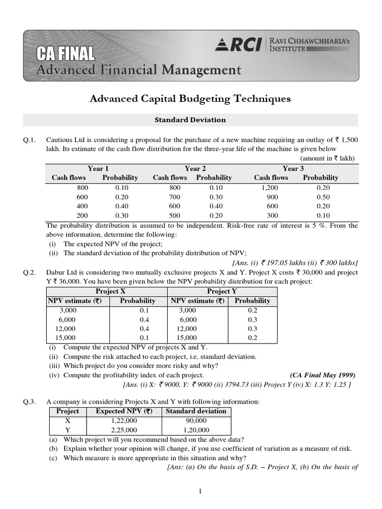 Capital Budgeting Final 1286455 2023 07 20 22 59 Pdf