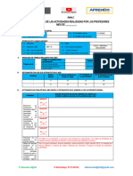 ANEXO 1 - RVM 155 INFORME MENSUAL DE ACTIVIDADES REALIZADAS POR LOS PROFESORES - FORMATO ADECUADO - El Docente Digital