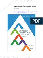 Test Bank For Management of Occupational Health and Safety 7th Edition Download