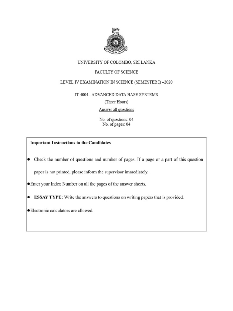 It 4004 2020 | PDF