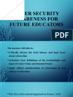 Cyber Security Awareness For Future Educators