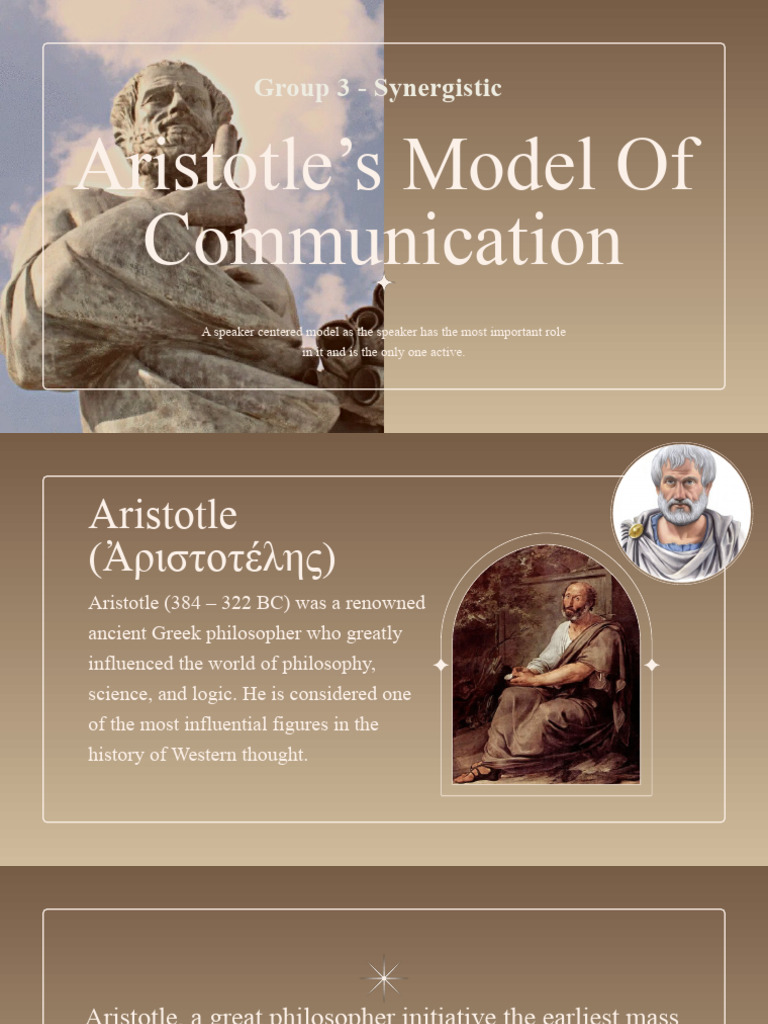 What Are The 5 Components Of Aristotle Model Of Communication