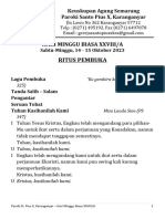 Minggu Biasa XXVIII A