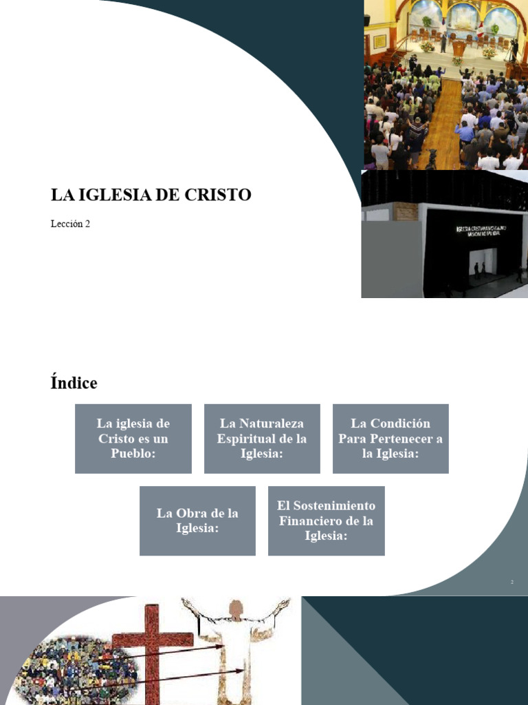 Lección 2 La Iglesia de Cristo | PDF