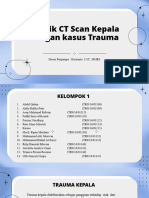 Materi Teknik Pemeriksaan CT Scan Kepala Pada Kasus Trauma PDF