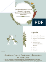 Penyiapan Integrasi Layanan Primer Di Puskesmas, Puskesmas