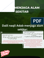 Adab Menjaga Alam Sekitar