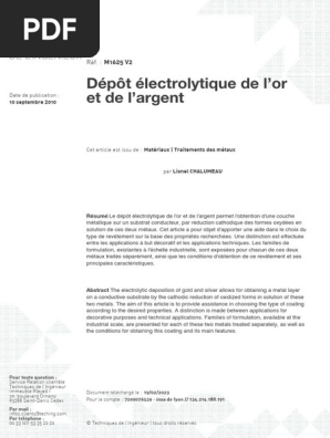 Électrolyte D'or Flash Tifoo 20ml - Pour Dorer Chrome Et Acier Inoxydable