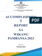 UES - Naratibong Ulat Sa Buwan NG Wika 2023