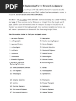 Sci - Eng Career Research Template