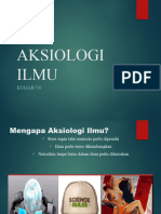 Aksiologi Ilmu