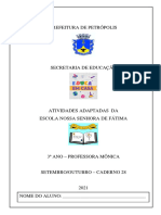 Caderno 28 Adaptadas 3 Ano PDF