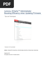 Lenovo XClarity Boosting Efficiency When Updating Firmware