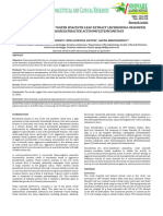 Inhibition Activity of Water Hyacinth Leaf Extract (Eichhornia Crassipes) Against Aggregatibacter Actinomycetemcomitans