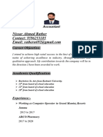 Nisar CV Accountant CV