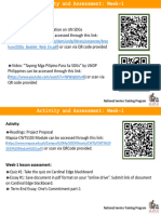 Activity and Assessment cwts103 W1