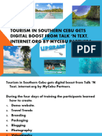 Tourism in Southern Cebu Gets Digital Boost From