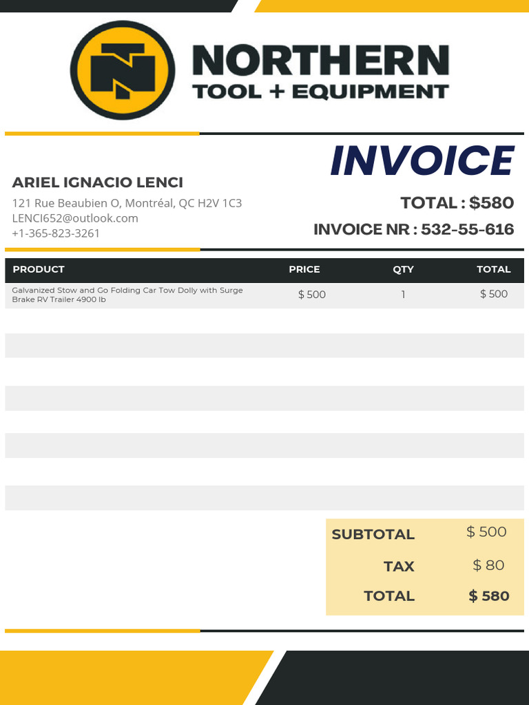 Supplier Invoice PDF