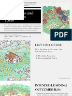 AR501 - Lecture 2.1. - Site Analysis and Site Analysis Tools