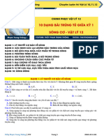 (Thầy Phạm Trung Thông) - (10 dạng bài trúng tử GK I)