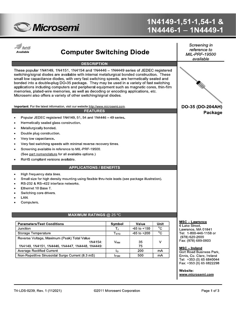 1N4151 | PDF