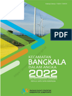 Kecamatan Bangkala Dalam Angka 2022