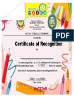W A T C H-Certificate