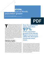 Nordergio Population Nordic Cities