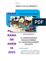 Plan de Anemia 2023 - C.S Marcabamba