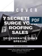 7 Secrets of Roofing Sales!