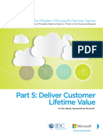 The Modern Microsoft Partner Series Part 5-Deliver Customer Lifetime Value 2016