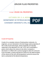 crude oil Properties power point
