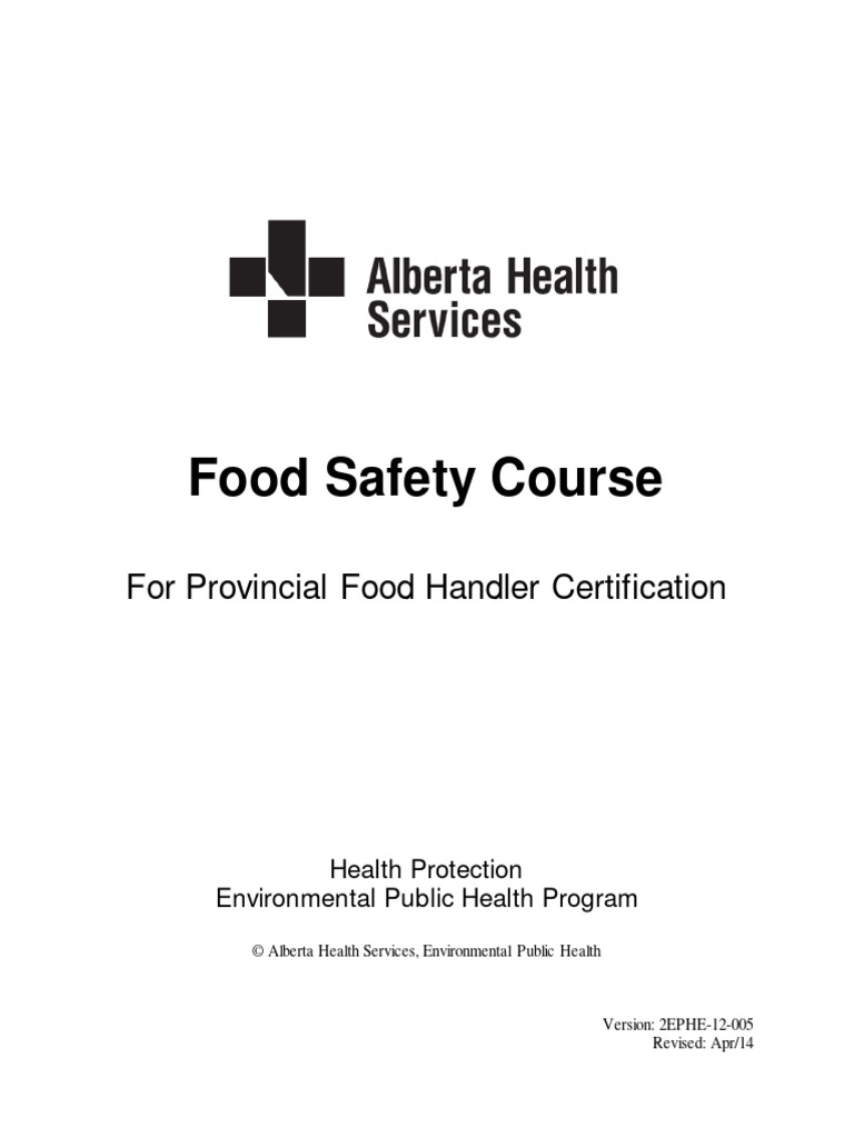 AHS Food Safety Training Overview | PDF | Foodborne Illness | Bacteria