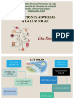 Reacciones Adversas A La Luz Solar