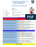 Programación Del Ii Bimestre 5 Años