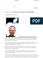 2010 10 06 Valor Economico Steve Jobs