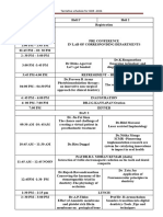 Hall Schedule -Time -Topic