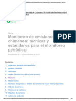 Monitoreo de Emisiones de Chimenea - Técnicas y Estándares para El Monitoreo Periódico - GOV - Uk
