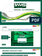 Operação - Entrada de Itens - PO Conferência Versão 4.1